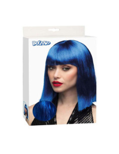 Pruik Dance Blauw