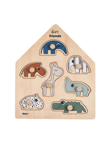 Done by Deer Houten Noppenpuzzel Deer...