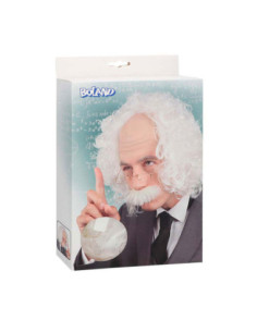 Pruik Einstein met Snor en...