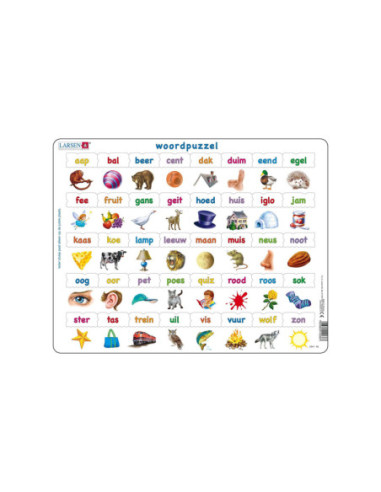 Larsen Leren Lezen Woordpuzzel, 40st.