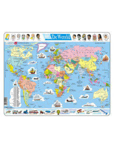 Larsen Kaart Wereld, 107st.