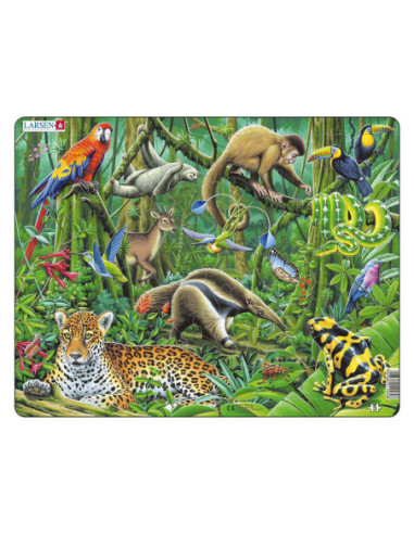 Larsen Legpuzzel Dieren - Zuid...