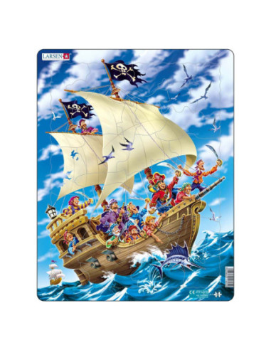 Larsen Legpuzzel Het Piratenschip ,...