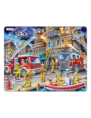 Larsen Legpuzzel De Brandweermannen,...