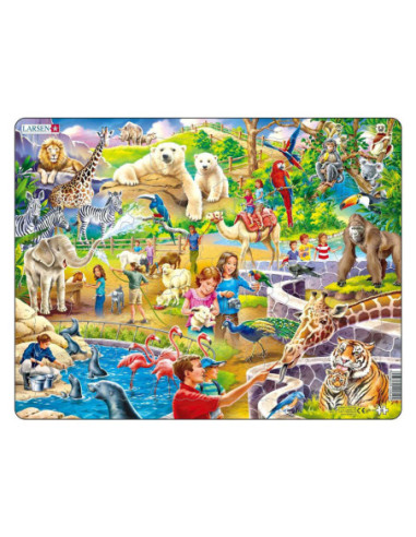Larsen Legpuzzel Dieren - In de...
