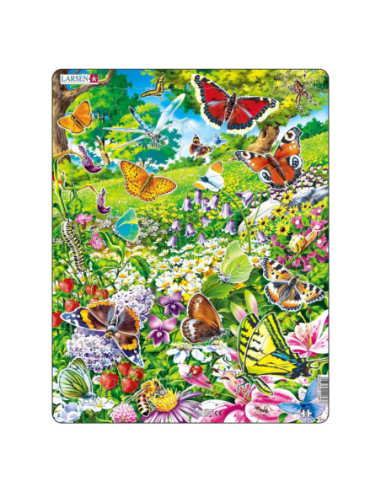 Larsen Legpuzzel Dieren - Vlinders,...