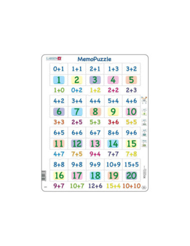 Larsen Memopuzzel - Optellen met...
