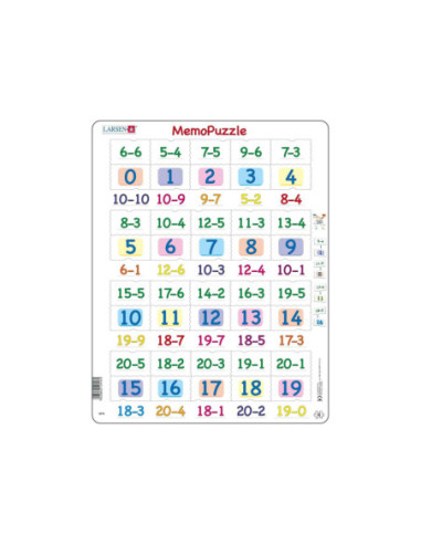 Larsen Memopuzzel - Aftrekken met...