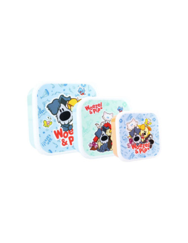 Woezel & Pip Broodtrommel 3-in-1...
