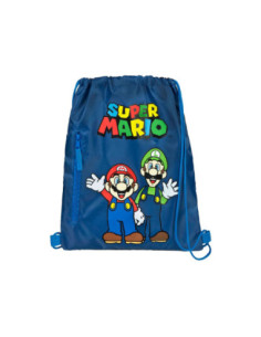 Gymtas Super Mario Blauw