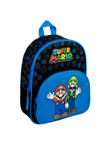 Rugzak met Voorvak Super Mario Blauw