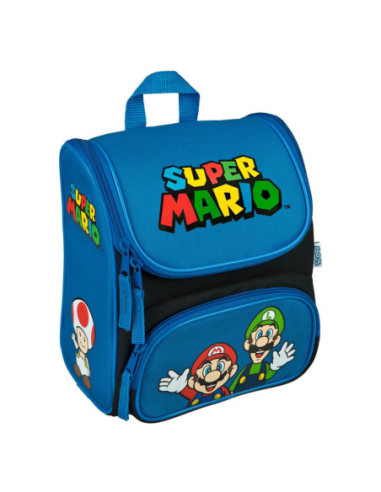 School Rugzak Super Mario Blauw
