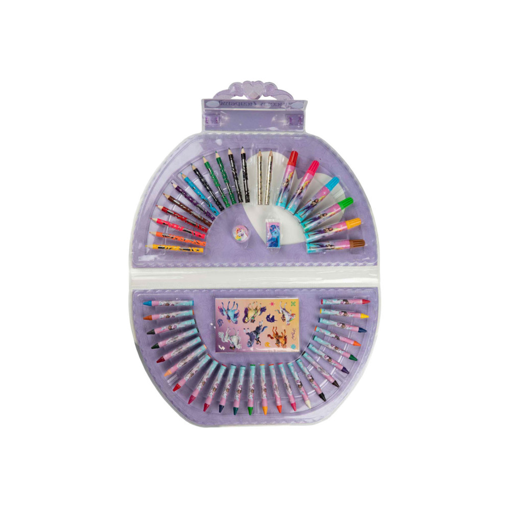 Unicorn Academy Kleurkoffer, 51dlg