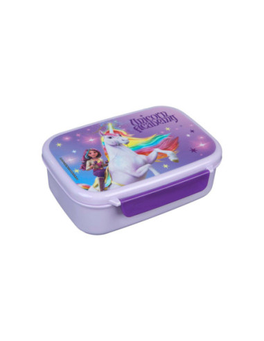 Unicorn Academy Lunchbox met Snackbakje