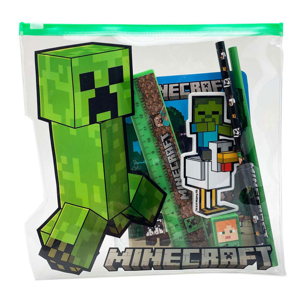 Minecraft Shaped Etui Gevuld