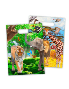 Safari Uitdeelzakjes, 8st.