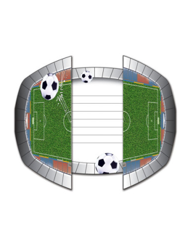 Voetbal Uitnodigingen, 8st.
