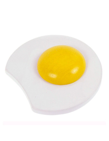 Bigjigs Houten Gebakken Ei, per stuk