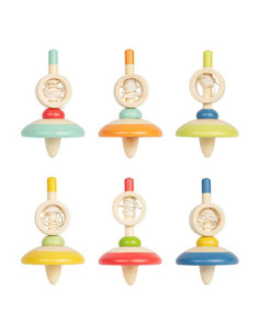 Bigjigs Houten Trekkoord Tol