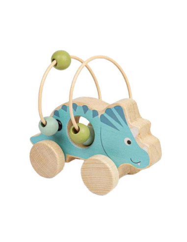 Bigjigs Houten Duwfiguur Triceratops...