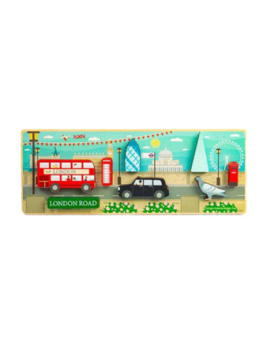 Bigjigs Houten Londen Chunky Puzzel,...