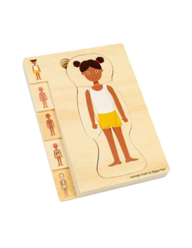 Bigjigs Houten Anatomiepuzzel -...