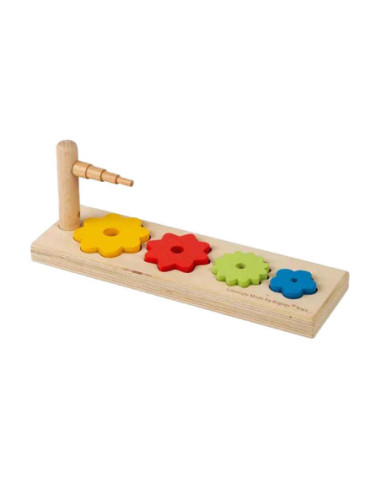 Bigjigs Bloemensorteerder, 5dlg.