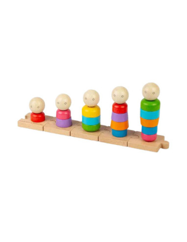 Bigjigs Houten Regenboogfamilie...
