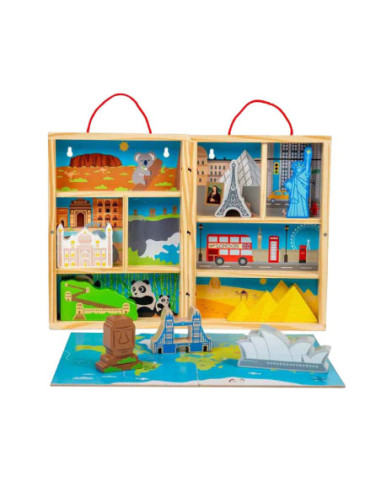 Bigjigs Houten Reis Speelset, 10dlg.