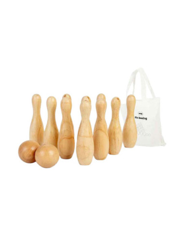 Bigjigs Houten Bowlingset, 12dlg.
