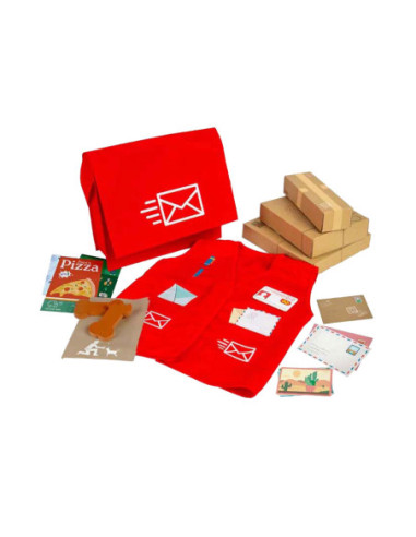 Bigjigs Postbode Verkleedset met...