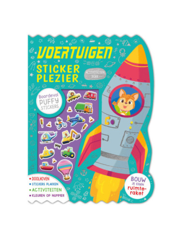 Voertuigen Stickerplezier Stickerboek