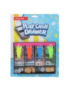 Kassalade met briefgeld en...