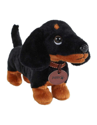 Take Me Home Teckel Pluche Zwart - 24cm