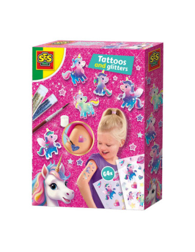 SES Tattoos en Glitters - Eenhoorn