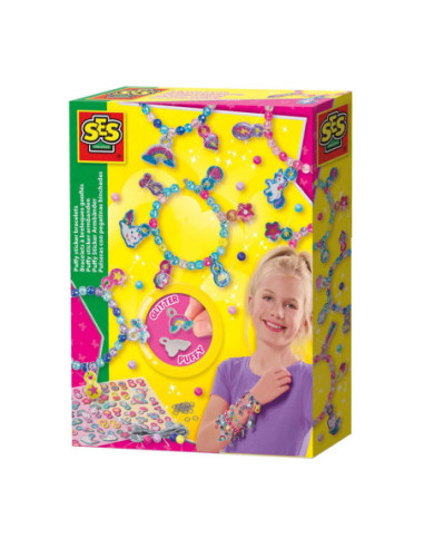 SES Puffy Glitter Sticker Armbanden
