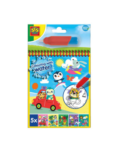 SES Kleuren met Water Kleurboek - Op...