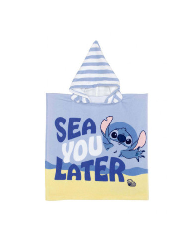 Handdoek Poncho Stitch op het Strand