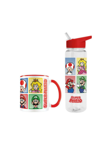 Super Mario Cadeauset - Beker, Mok en...