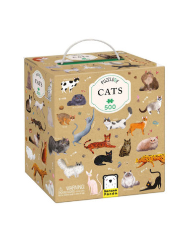 Banana Panda - Puzzlove Katten - 500st.