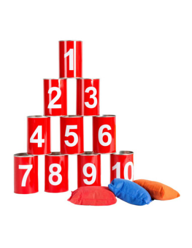 BS Toys Blikwerpen Rood, 13dlg.