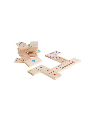 BS Toys Mega Houten Domino Spel, 28dlg,.