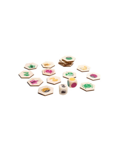 BS Toys Houten Beestjes Zoekspel, 20dlg.