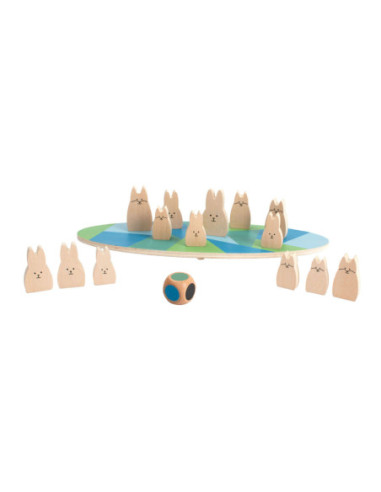 BS Toys Houten Balansspel Konijnen