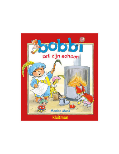 Bobbi zet zijn schoen