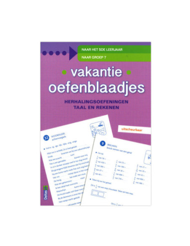 Vakantie oefenblaadjes...