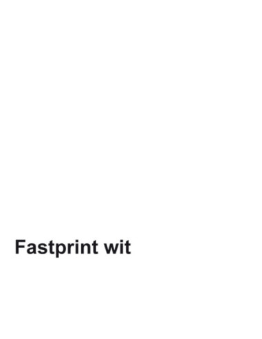 Kopieerpapier Fastprint A4 80gr wit...