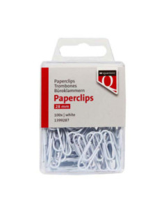 Paperclip 28mm Wit, 100st.
