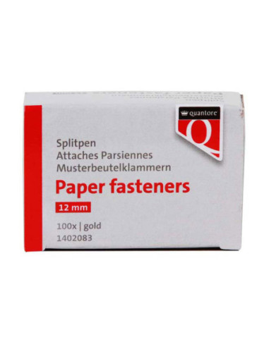 Splitpen Quantore Goud 12mm, 100st.
