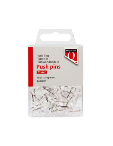 Punaises Quantore Transparant, 40st.